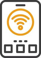 Wi-Fi Two Color Icon vector