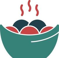 Yuanxiao Glyph Multi Color Icon vector