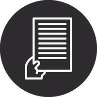 Handover Inverted Icon vector
