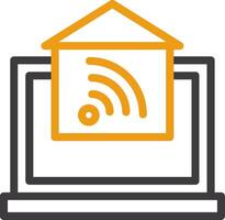 Home Automation Two Color Icon vector