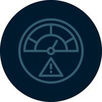 Risk Line Multi color Icon vector
