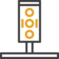Traffic Light Two Color Icon vector