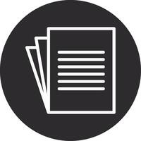 Document Inverted Icon vector