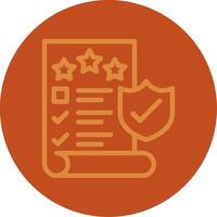 Quality Assurance Line Multi color Icon vector