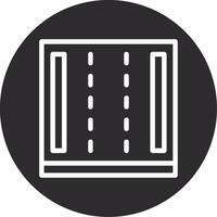 Highway Inverted Icon vector
