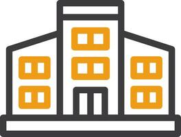 Library Two Color Icon vector