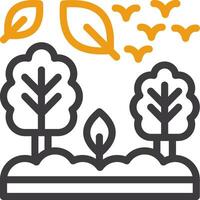 Forest Two Color Icon vector