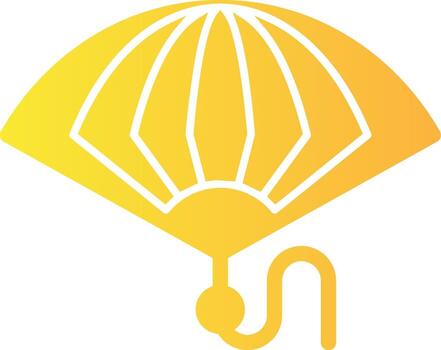 Fan Solid Multi Gradient Icon vector