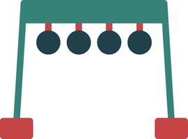 Monkey Bars Glyph Multi Color Icon vector
