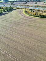 Aerial View of Countryside of Hemel Hempstead Town of England UK. November 5th, 2023 photo