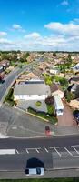 Aerial Panoramic View of East Luton City of England UK. August 17th, 2023 photo