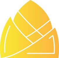 Bamboo Shoot Solid Multi Gradient Icon vector