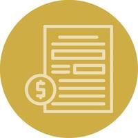 Compensation Line Multi color Icon vector