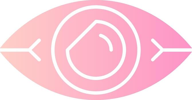 Vision Vibe Solid Multi Gradient Icon vector