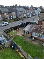 High Angle View of Luton Town of England photo