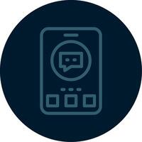 Help Line Multi color Icon vector