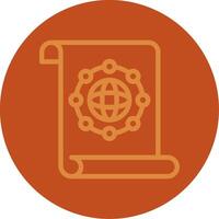 Unity Quest Line Multi color Icon vector