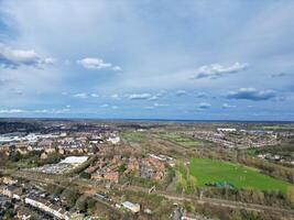 Aerial View of Central Watford City of England United Kingdom. March 3rd, 2024 photo