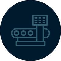 Machine Settings Line Multi color Icon vector