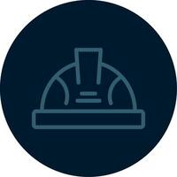 Hard Hat Line Multi color Icon vector