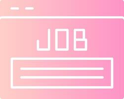 Job Listing Solid Multi Gradient Icon vector