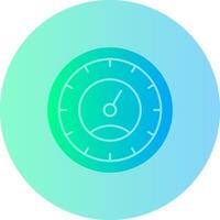 Velocity Gradient Circle Icon vector