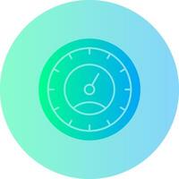 Velocity Gradient Circle Icon vector