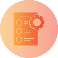 Onboarding Gradient Circle Icon vector