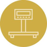 Industrial Scale Line Multi color Icon vector
