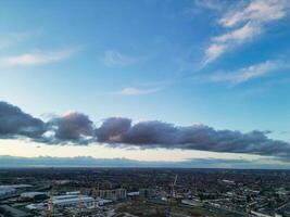 Aerial View of Central Dagenham London City of England UK. March 2nd, 2024 photo