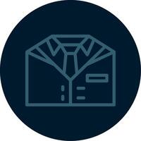Suit Line Multi color Icon vector