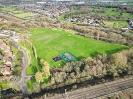 High Angle View of Watford City of England Great Britain. March 3rd, 2024 photo