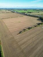 Aerial View of Countryside of Hemel Hempstead Town of England UK. November 5th, 2023 photo