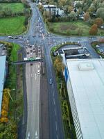 aéreo ver de central hemel cáñamo ciudad de Inglaterra Reino Unido. noviembre 5to, 2023 foto