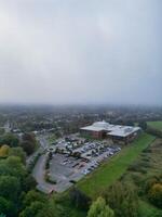 High Angle View of British Countryside Landscape of Luton City of England UK photo