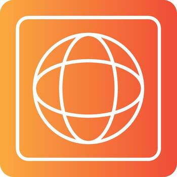 LinkedIn Solid Multi Gradient Icon vector