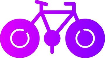 Bicycle Solid Multi Gradient Icon vector