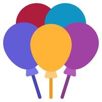 globos íconos para web, aplicación, infografía, etc vector