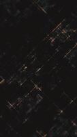 Vertical video - abstract background animation with gently moving distressed diagonal golden lines and grunge noise texture. This dark minimalist textured motion background is full HD and looping.