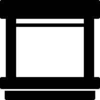 Loading Dock Glyph Icon vector