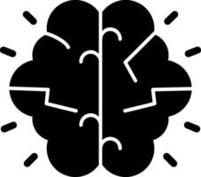 Brainstorming Glyph Icon vector