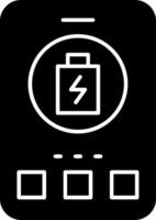 Battery Glyph Icon vector