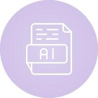 icono de vector de ai