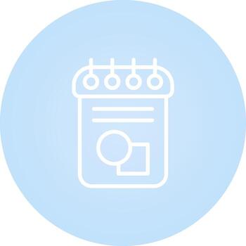 Triangular Ruler Vector Icon