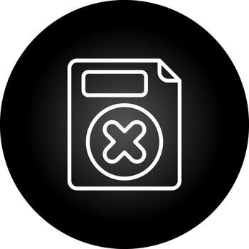 Eliminar botón vector icono