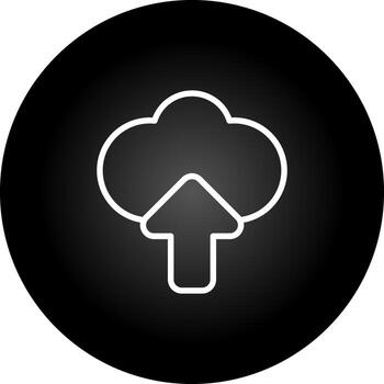 icono de vector de computación en la nube