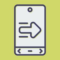 Swip Right Vector Icon