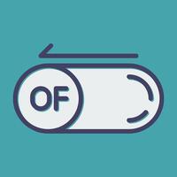 Of Button Vector Icon