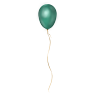 Sombrio verde balão png