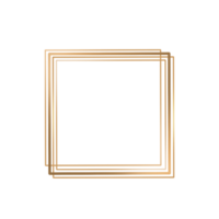 oro bronce decorativo frontera png